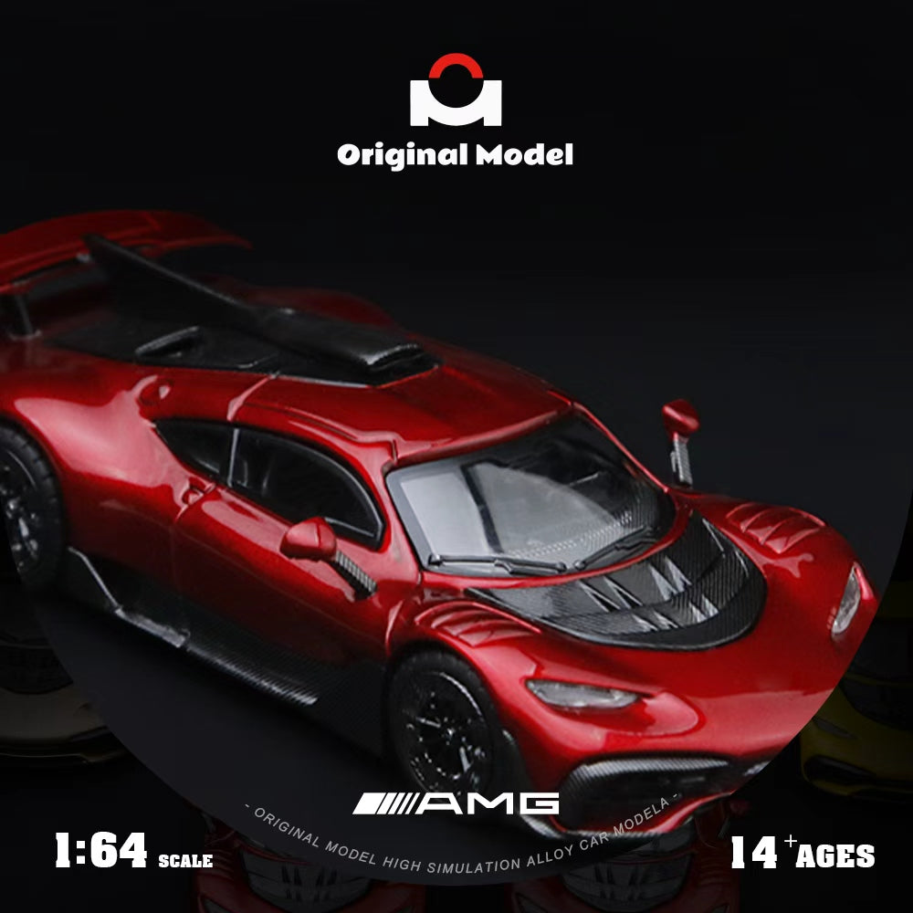 [Preorder] Original Model 1:64 Mercedes Benz AMG one - Metallic Red OM646413