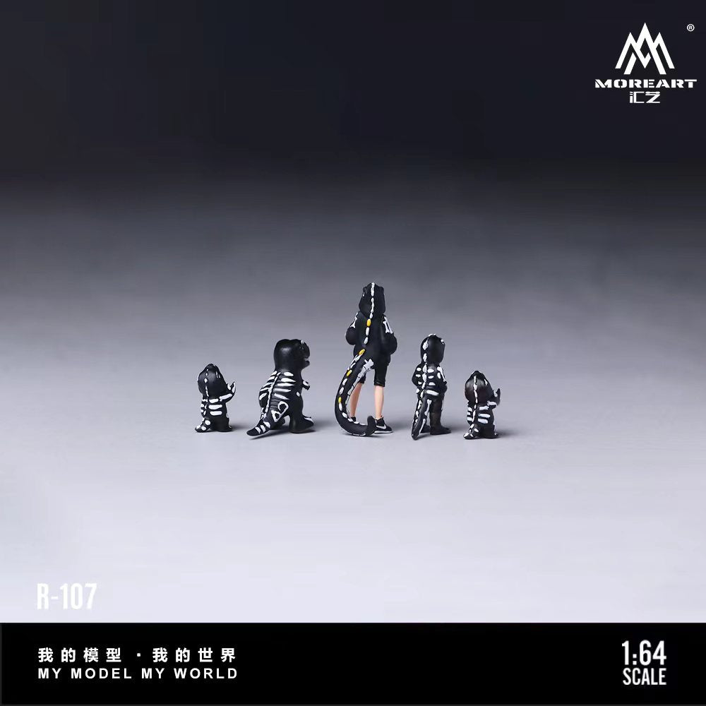 [Preorder] MoreArt 1:64 Bone Dragon Family Figure Set MO223107