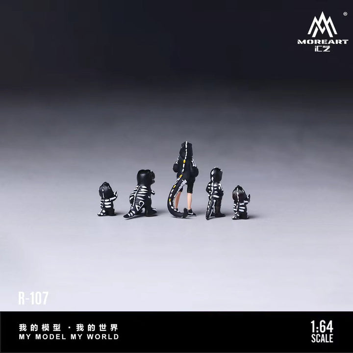 [Preorder] MoreArt 1:64 Bone Dragon Family Figure Set MO223107