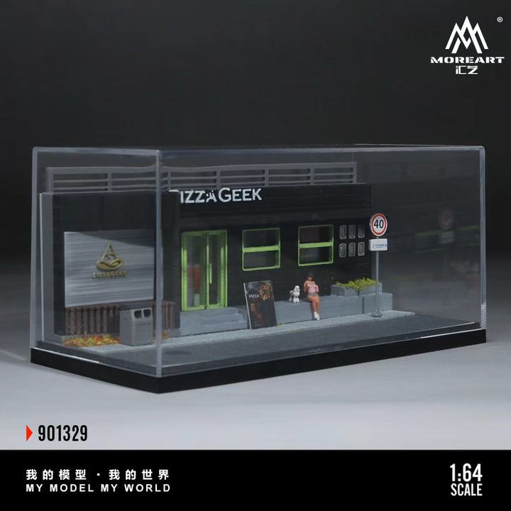 [Preorder] MoreArt 1:64 PIZZA SHOP SCENE MODEL MO901329