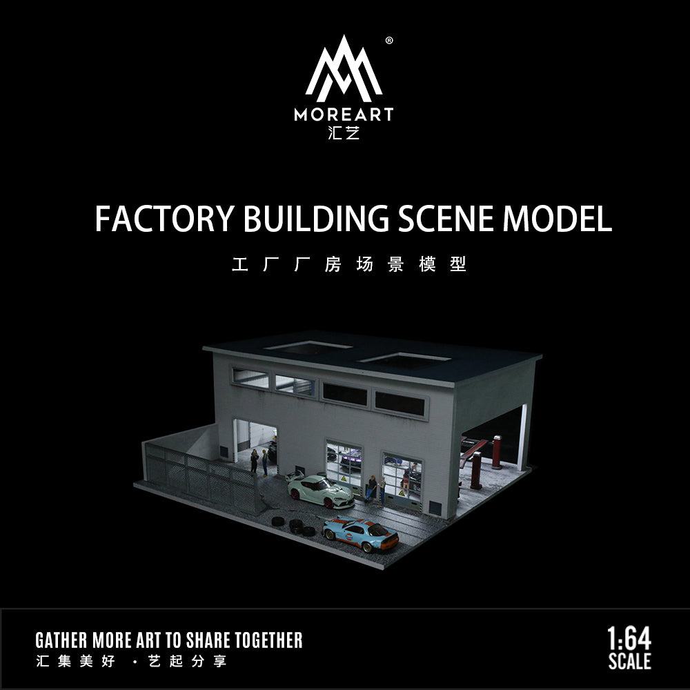 [Preorder] MoreArt 1:64 Factory Building Scene Model MO936403