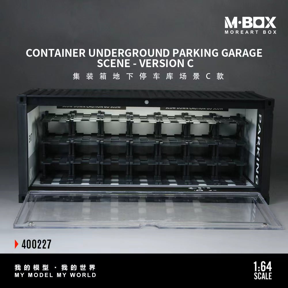 [Preorder] MBOX 1:64 CONTAINER UNDERGROUND PARKING GARAGE SCENE-VERSION C MB400227