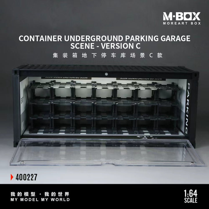 [Preorder] MBOX 1:64 CONTAINER UNDERGROUND PARKING GARAGE SCENE-VERSION C MB400227