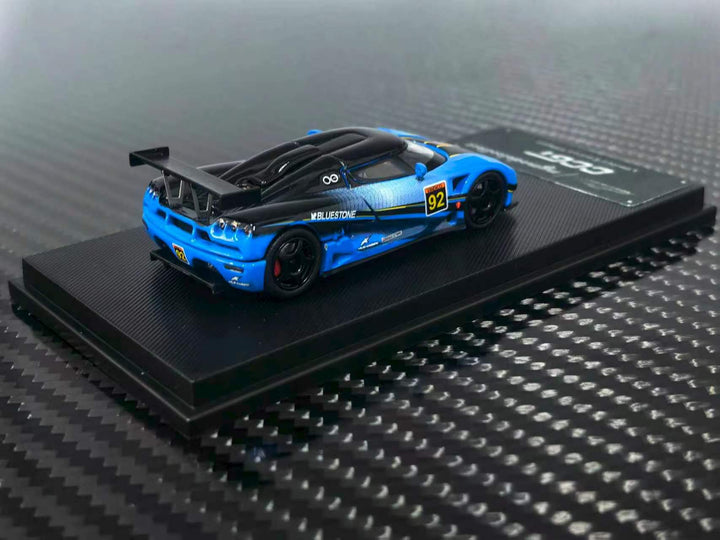 [Preorder] Model Collect 1:64 Koenigsegg ccgt Blue/Carbon Fiber MC640027C