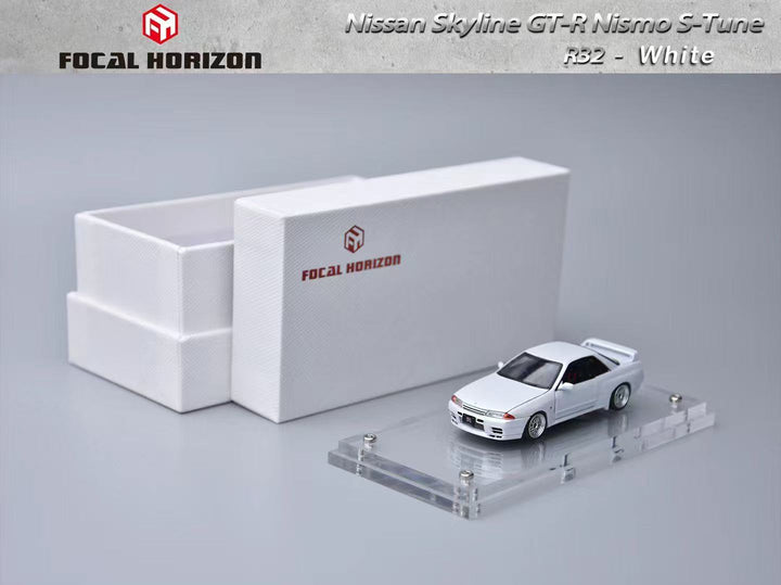 [Preorder] Focal Horizon 1:64 Nissan Skyline GT-R 3rd Generation R32 Nismo S-Tune Version  White