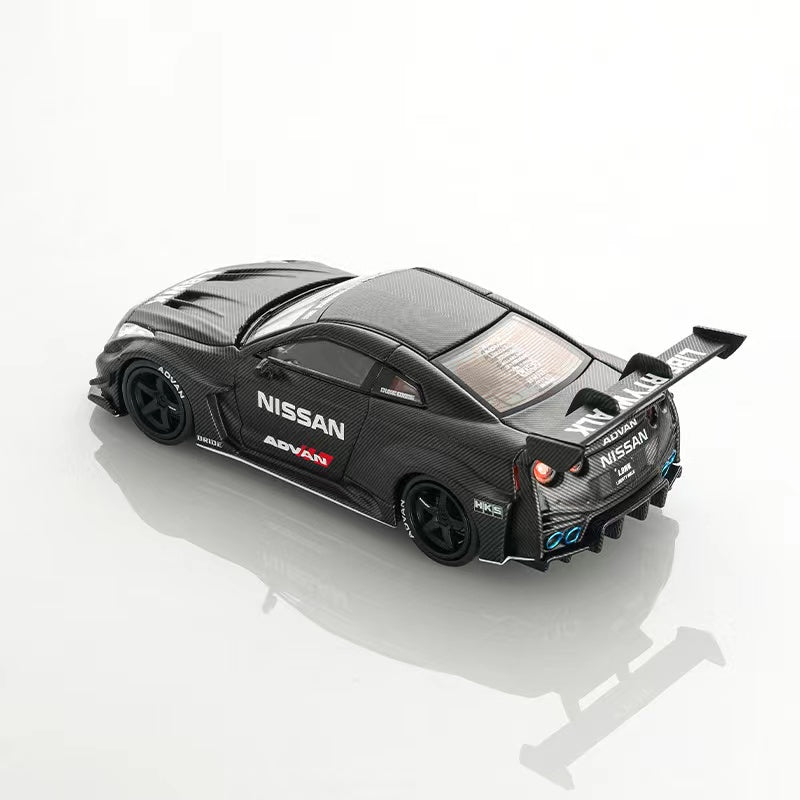 [Preorder] HappyCar 1:64 JDM LBWK GT-R35 Modified Version (2 Versions)