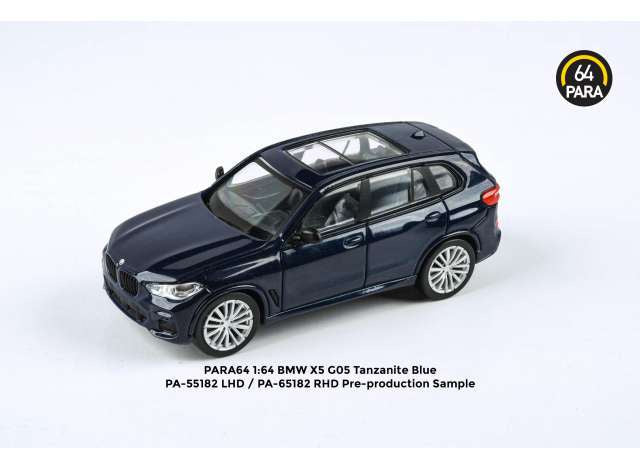 Para64 1:64 BMW X5 G05 Tanzanite Blue (RHD) PA-65182