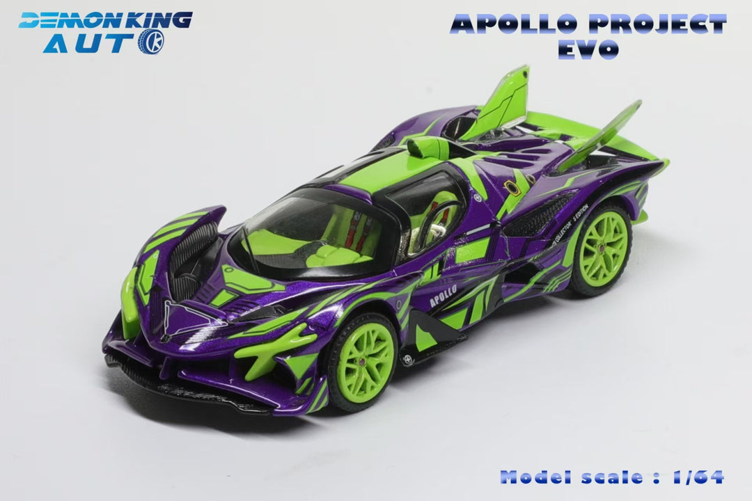 [Preorder] DEMON KING AUTO 1:64 2024Chinajoy Exhibition Limited edition APOLLO PROJECT EVO - Eva Livery