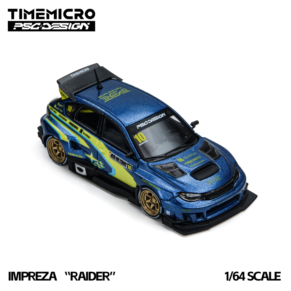 [Preorder] TimeMicro × PSC DESIGN 1:64 Subaru R34 "SMILODON" × IMPREZA "RAIDER" TM648404/TM648304