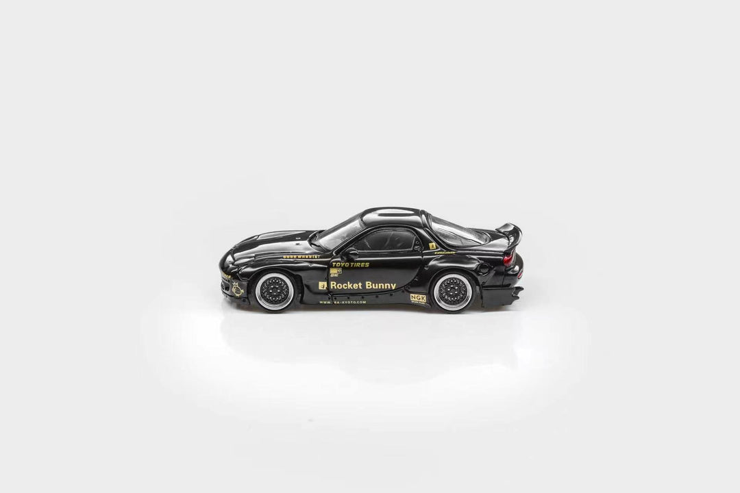 [Preorder] ModelModel 1:64 Mazda RX-7 FD Rocket Bunny Black MM64-RX7FDR-001