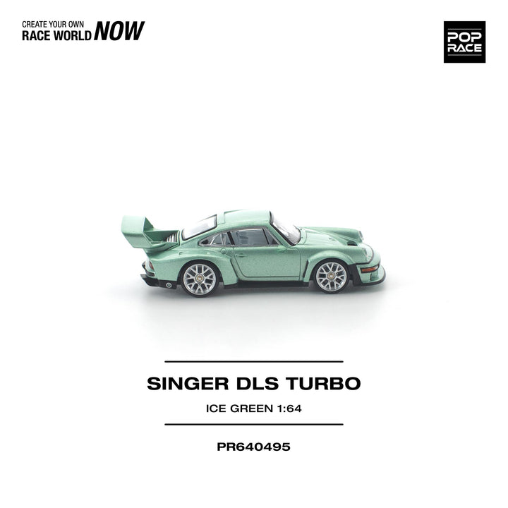 [Preorder] POPRACE 1:64 Porsche SINGER DLS TURBO ICE GREEN PR640495