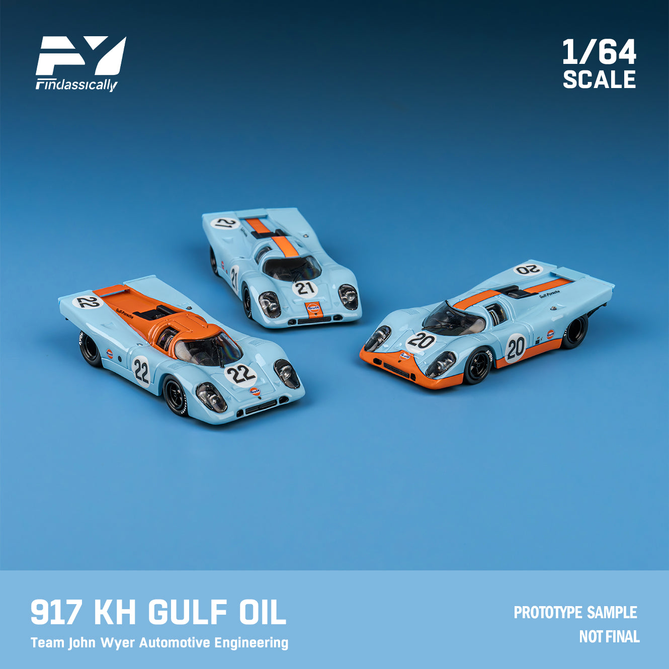 Findclassically 1:64 Porsche 917K Gulf - Team John Wyer Automotive