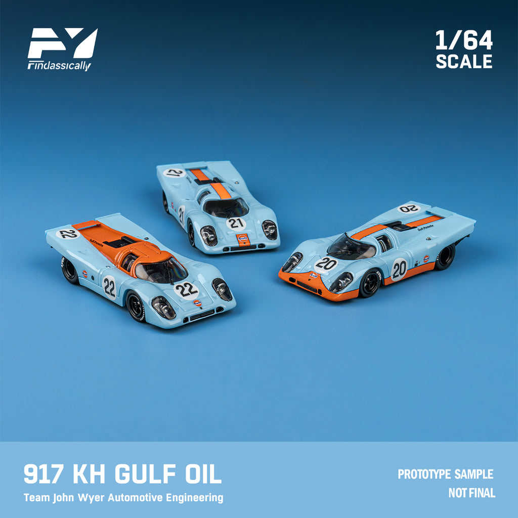 [Preorder] Finclassically 1:64 Porsche 917K Gulf - Team John Wyer  Automotive Engineering (3 Versions)