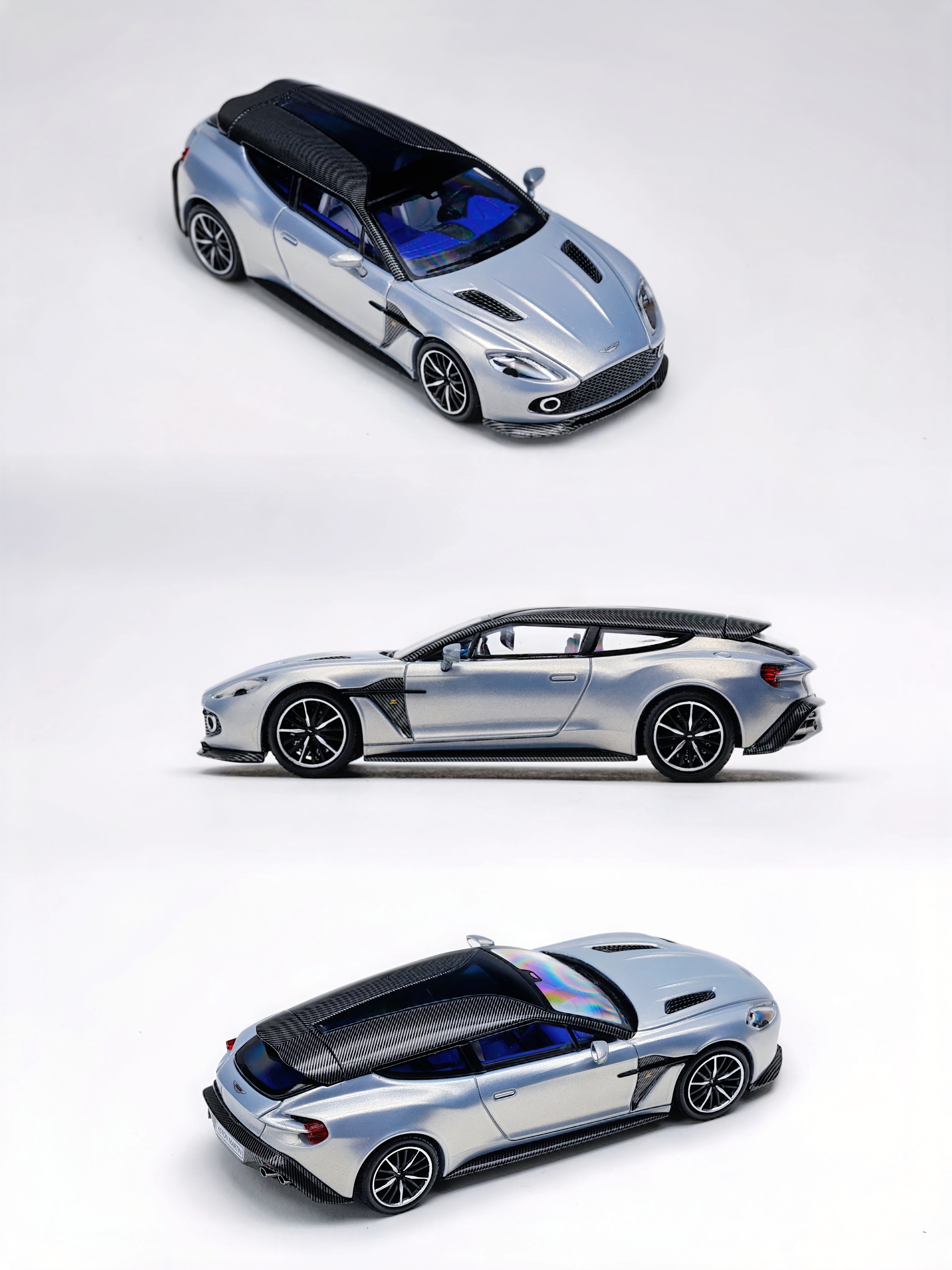 King Model 1:64 Aston Martin Travel Version Vanquish Zagato