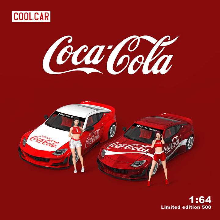 [Preorder] Cool Car 1:64 Nissan 400Z Coca Cola Livery (4 Versions)