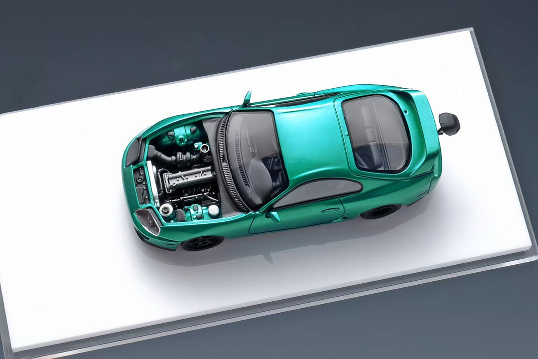 [Preorder] MINICRAFISMAN 1:64 Toyota supra 0-400 Speed Race Violent Modification Green