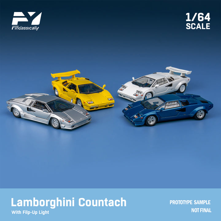 [Preorder] Finclassically 1:64 Lamborghini Countach LP5000 (4 Versions)