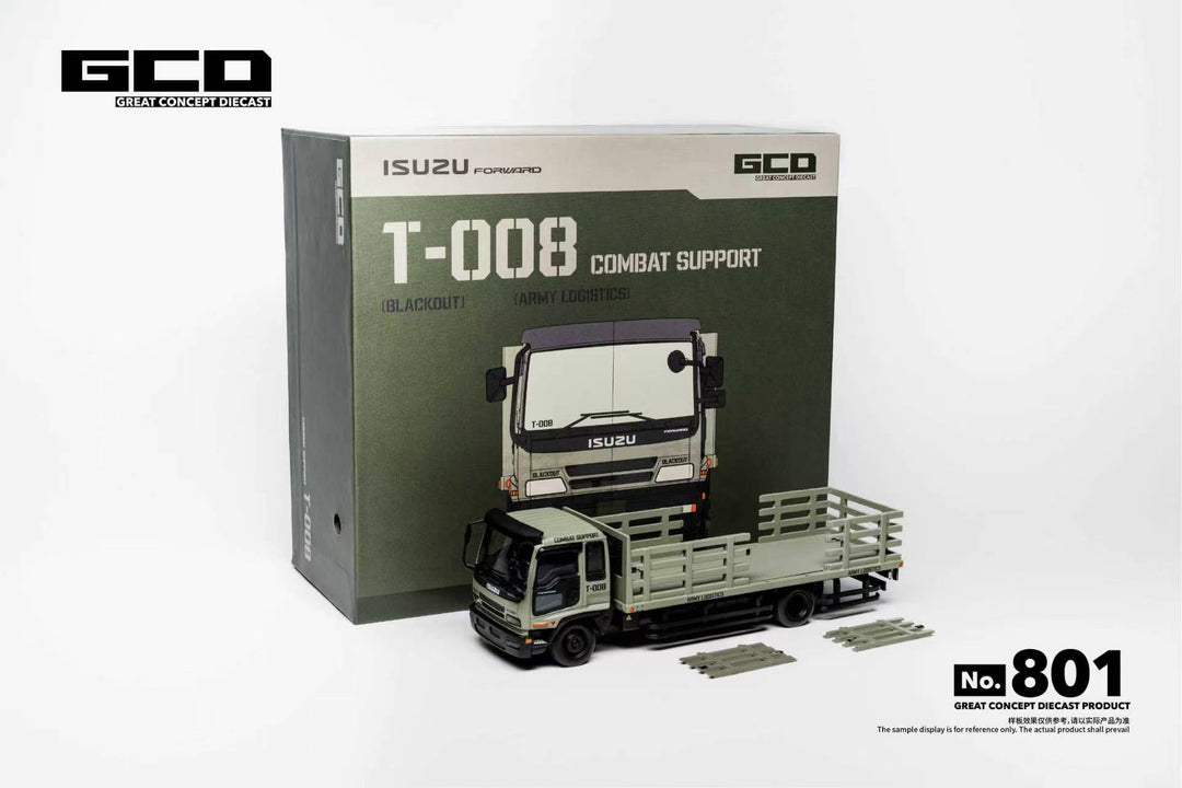 [Preorder] GCD 1:64 Forward dropside medium Duty Truck (2 Versions) KS-106-801/ KS-106-802