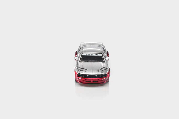 [Preorder] Model Model 1:64 Pandem Mustang Red Silver MM64-PM-004