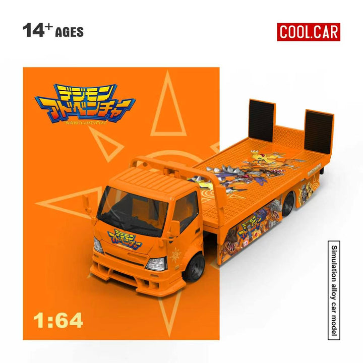 [Preorder] Cool Car 1:64 H300 FLATBED TRANSPORT TRAILER Digimon CC647252