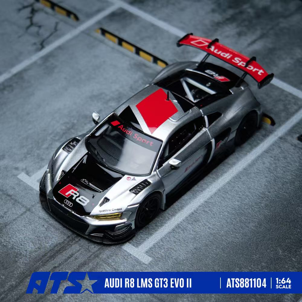 [Preorder] ATS Model 1:64 Audi R8 LMS GT3 EVO II (2 Colours) ATS881102/ATS881104