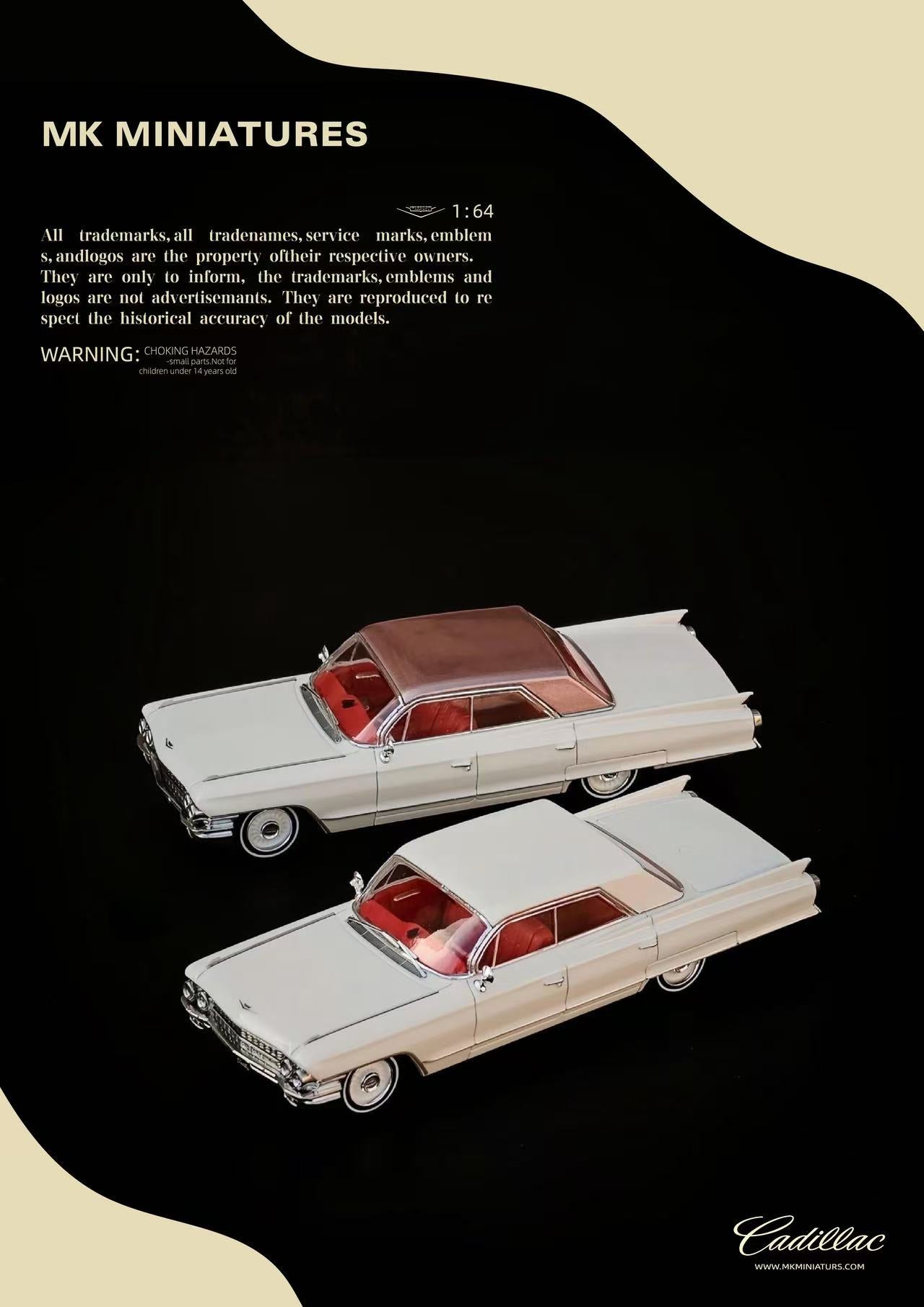 MK Miniatures 1:64 Cadillac DeVille (2 Versions) – Horizon Diecast