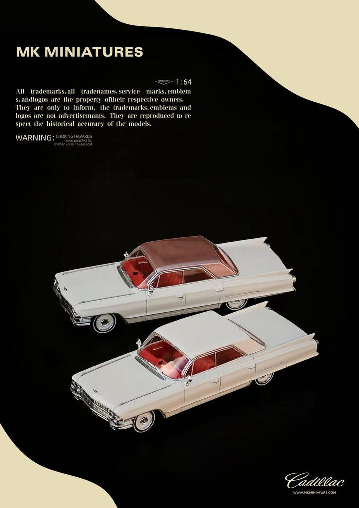 [Preorder] MK Miniatures 1:64 Cadillac DeVille (2 Versions)