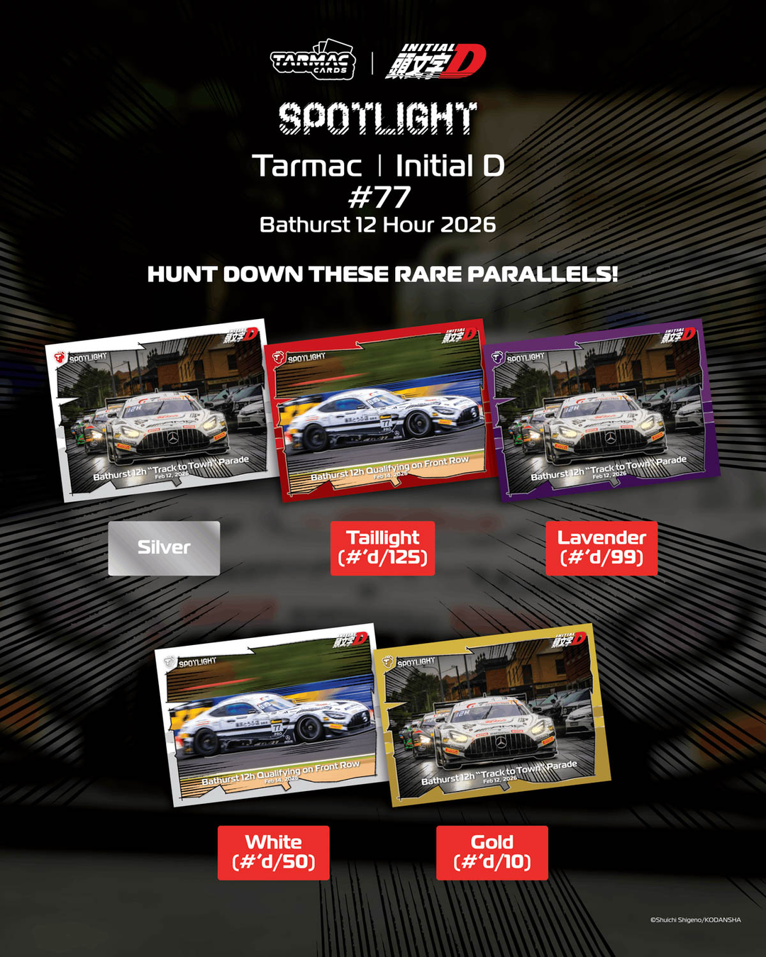[Preorder] Tarmac Works Tarmac Cards Initial D 