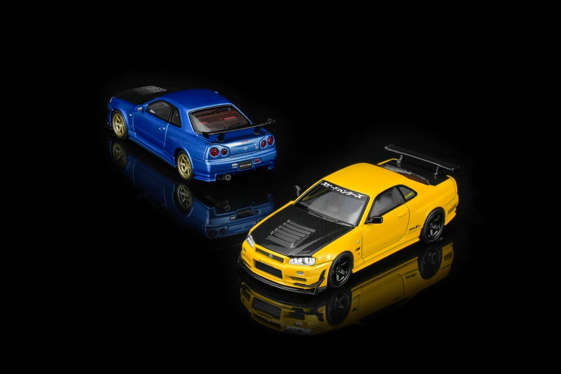 Preorder] MOTORHELIX 1:64 Nissan Skyline GT-R (R34) Customized (2