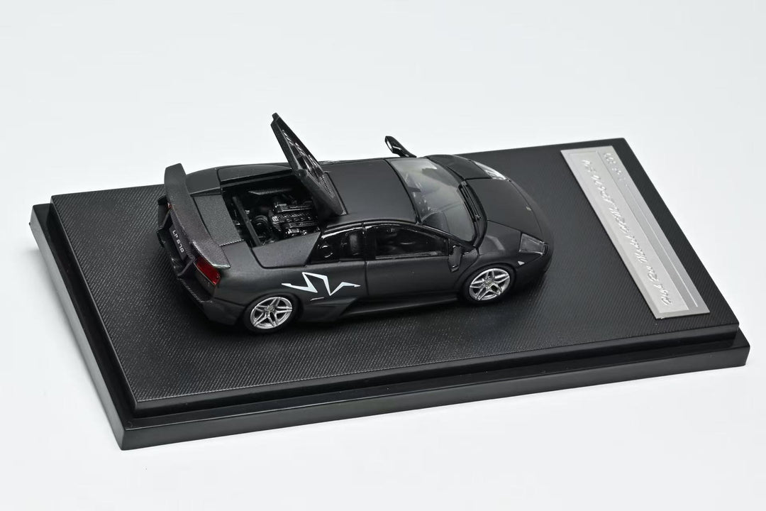 [Preorder] High Rev Model 1:64 Lamborghini Murcielago LP670-4 SV Nero Nesoi Matte