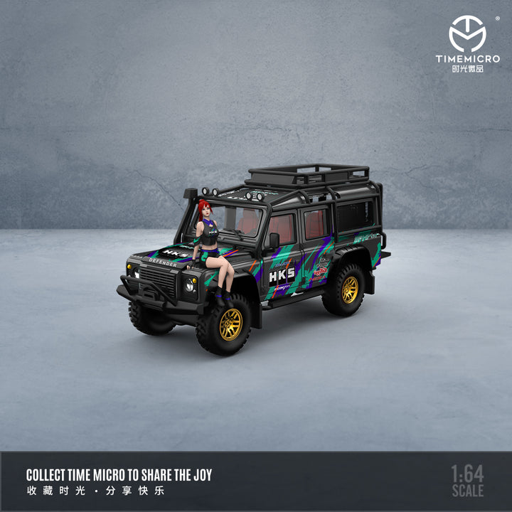 [Preorder] Time Micro 1:64 Land Rover Defender HKS (2 Versions)