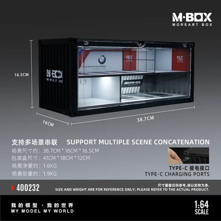 [Preorder] MBOX 1:64 Double Layer 4S Store Painting Scene MB400232