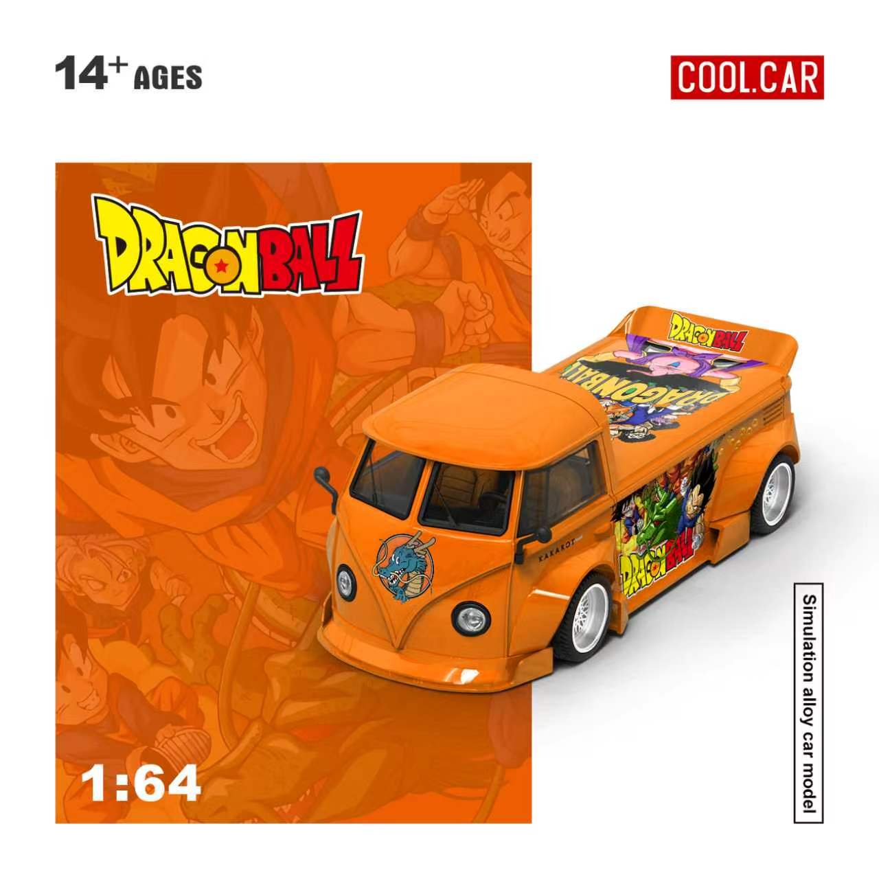 Preorder] Cool Car 1:64 Volkswagen T1 Dragon Ball Livery CC643925