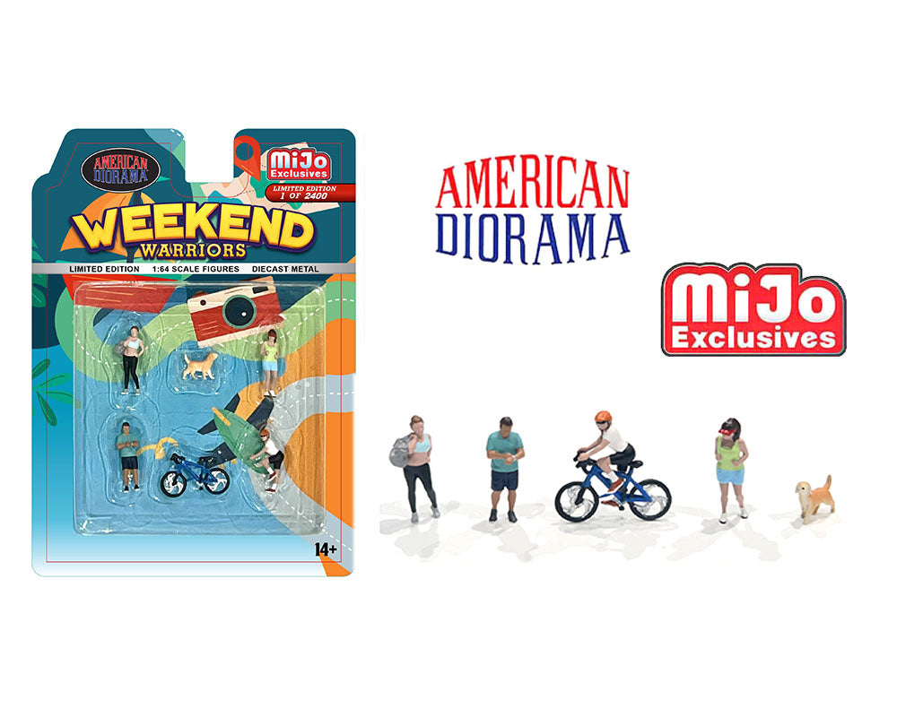 American Diorama 1:64 Figure diecast - Weekend Warriors