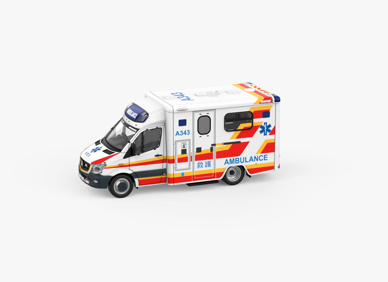 Tiny City 1:76 - LEYLAND FG Lion Dance / Mercedes-Benz Sprinter