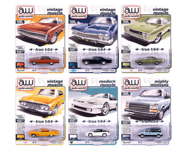 Auto World 1:64 2025 Premium Release 2 Assortment Version A AW64512-48A