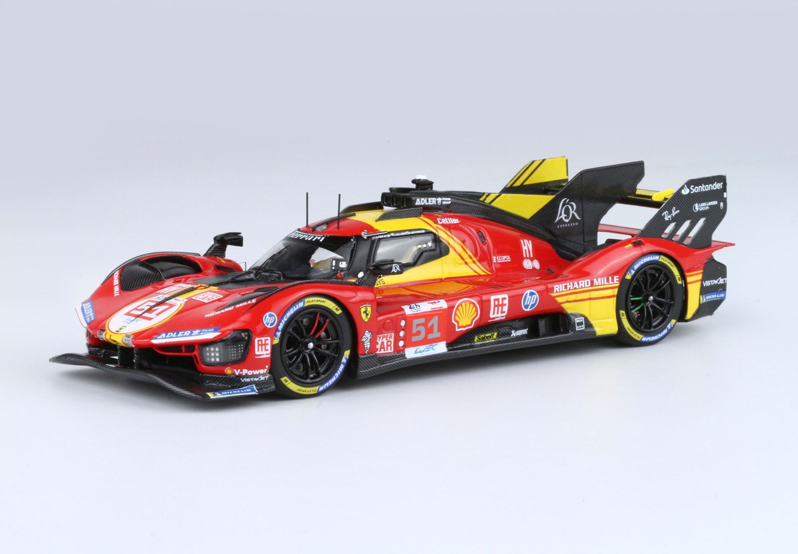 BBR 1:43 Ferrari 499P Car N. 51 - 3rd Le Mans 2024 BBRC304B