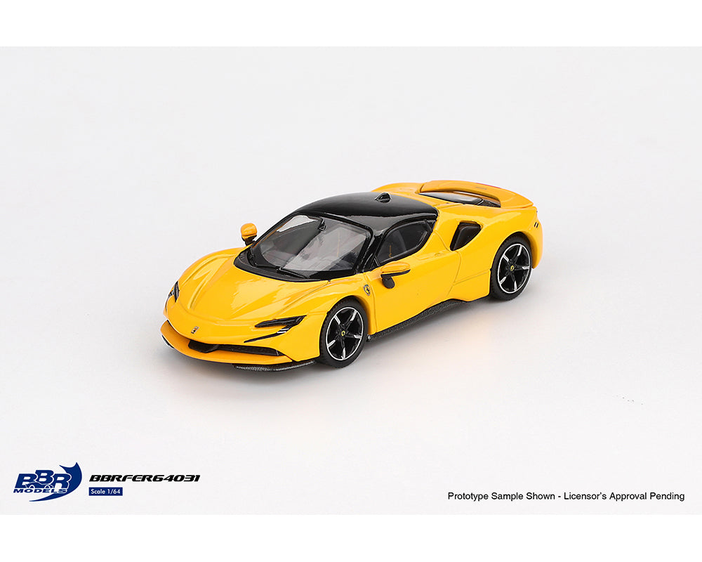 [Preorder] BBR Models 1:64 Ferrari SF90 – Giallo Modena Yellow BBRFER64031