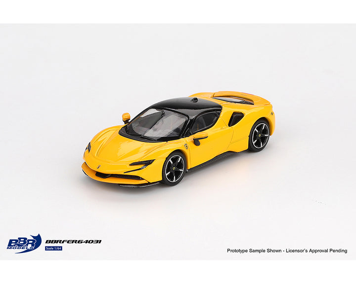 [Preorder] BBR Models 1:64 Ferrari SF90 – Giallo Modena Yellow BBRFER64031