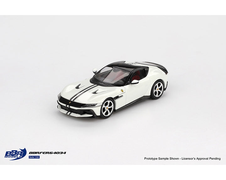 [Preorder] BBR Models 1:64 Ferrari 12 Cilindri – Bianco Avus White BBRFER64034