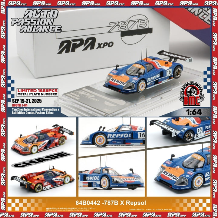BM Creation 1:64 Mazda 787B - Repsol -FOSAN25 64B0442