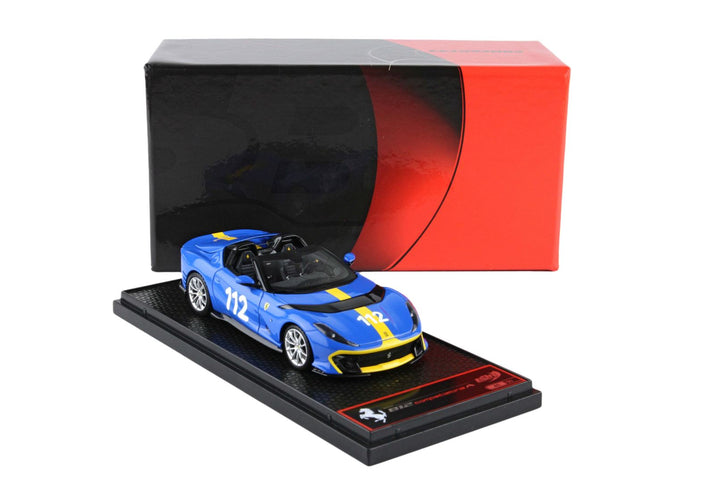 BBR 1:43 Ferrari 812 Competizione A French Racing Blue