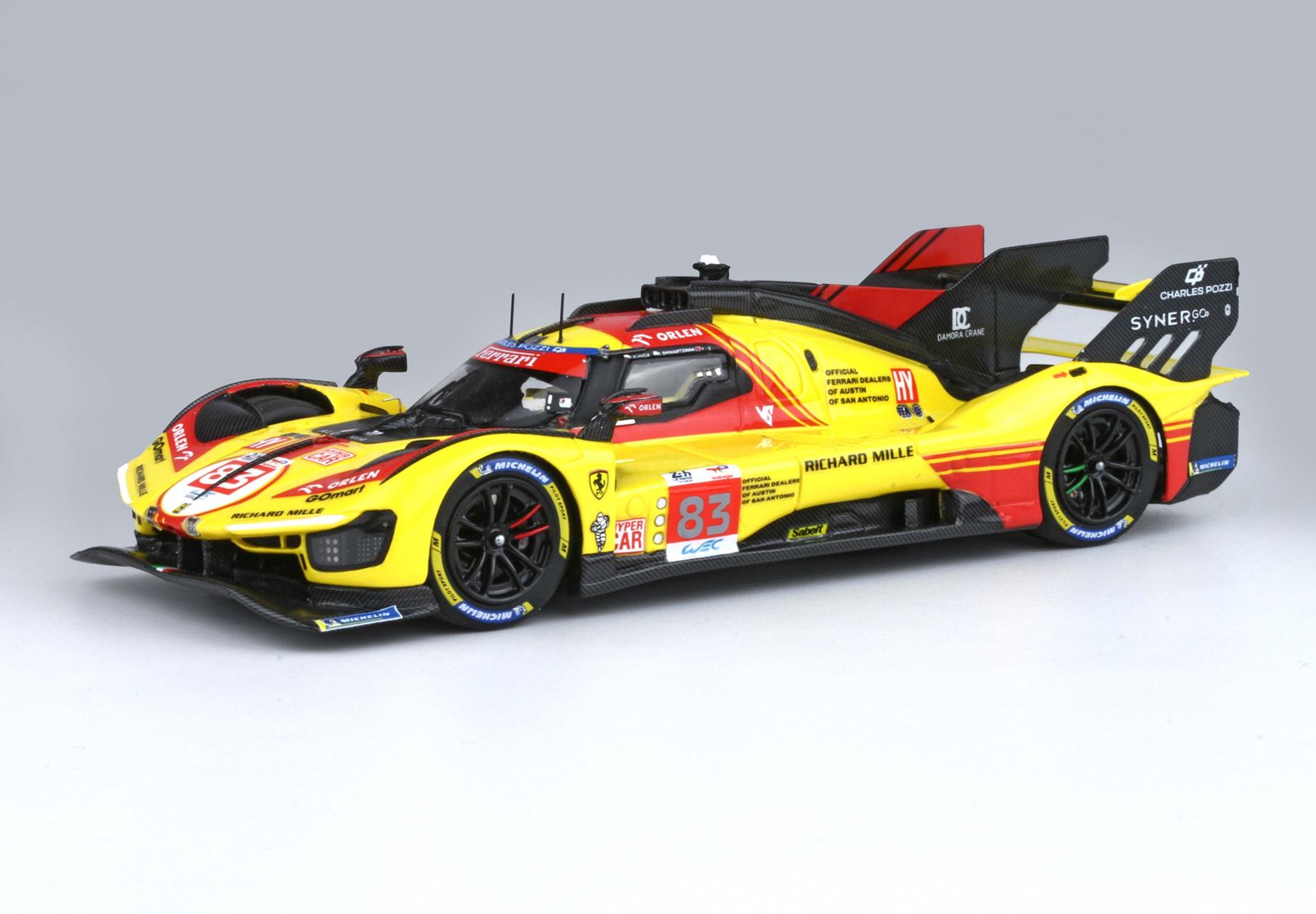 ミニカー BBR 1/43 Ferrari 499P #83 2024 BBR 1:43 Ferrari 499P Car N. 83 - Le Mans 2024 Drivers Kubica