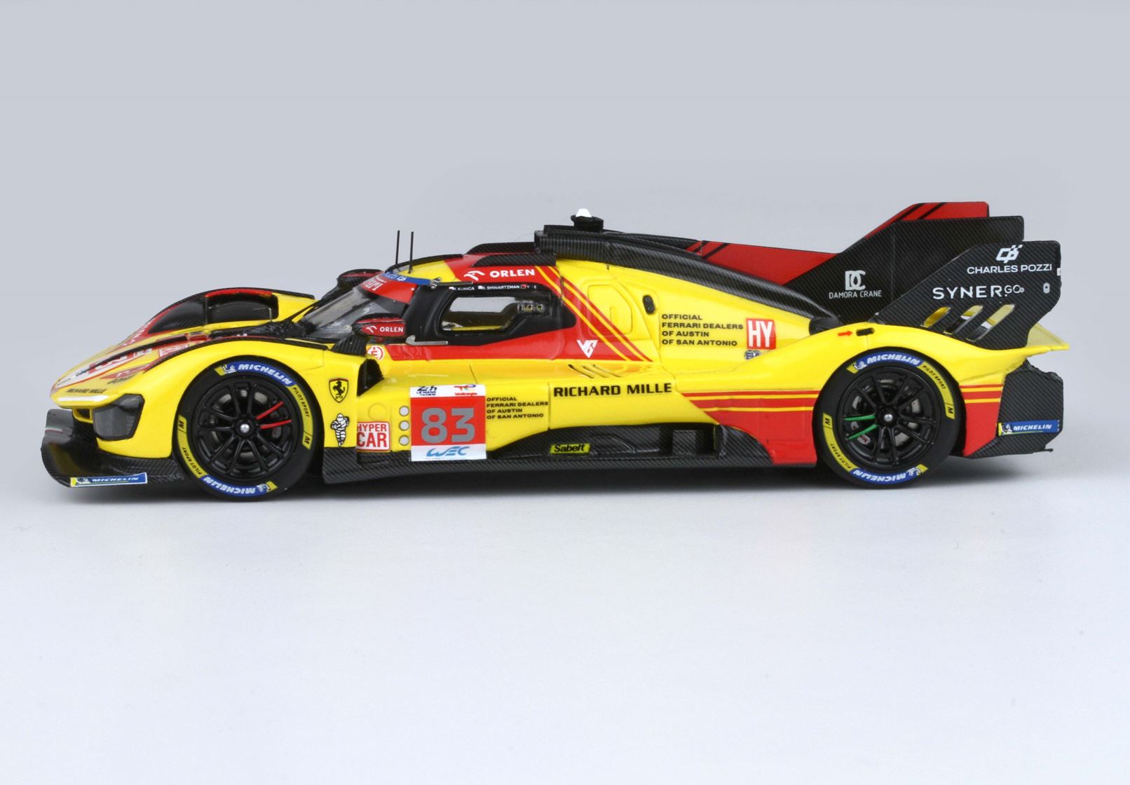 BBR 1:43 Ferrari 499P Car N. 83 - Le Mans 2024 Drivers Kubica