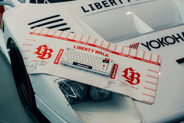 Liberty Walk x original konbini keyboard: white edition