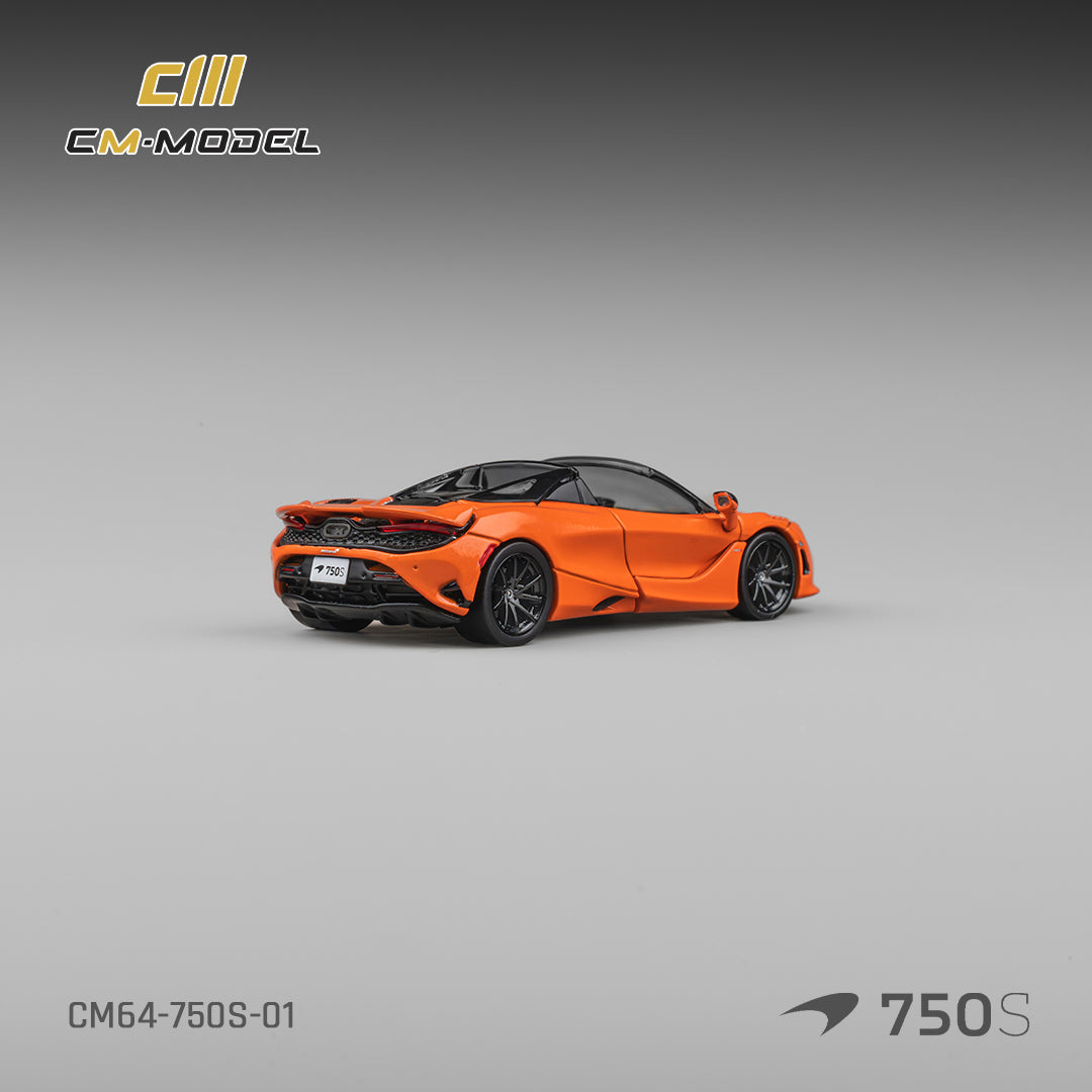 [Preorder] CM Model 1:64 Mclaren 750S Spider Ember Orange CM64-750S-01