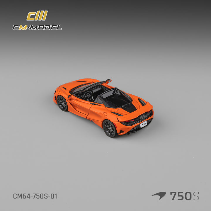 [Preorder] CM Model 1:64 Mclaren 750S Spider Ember Orange CM64-750S-01
