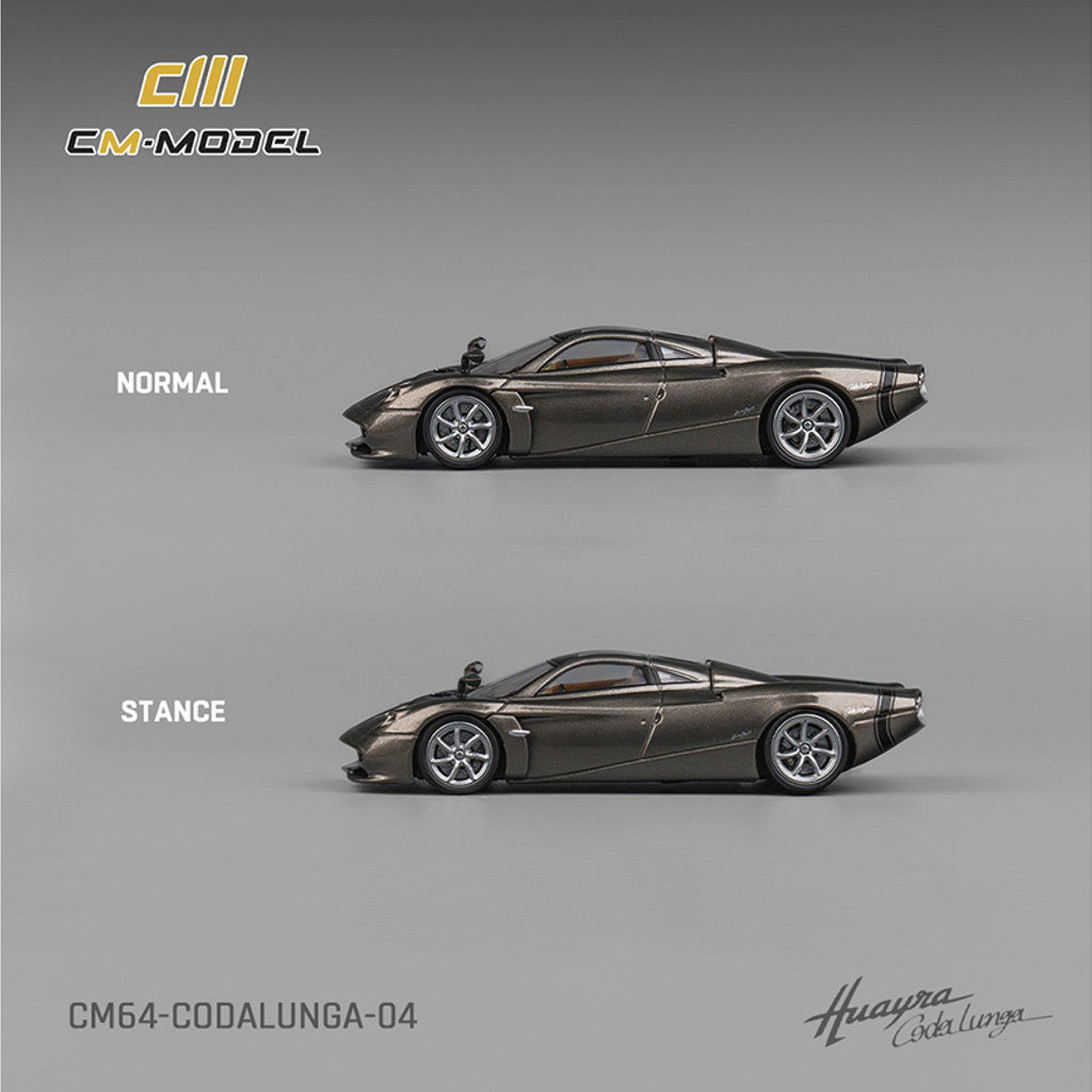 CM Model 1:64 PAGANI CODALUNGA Model Pagani Codalunga Gun Metal Grey cm64-codalunga-04