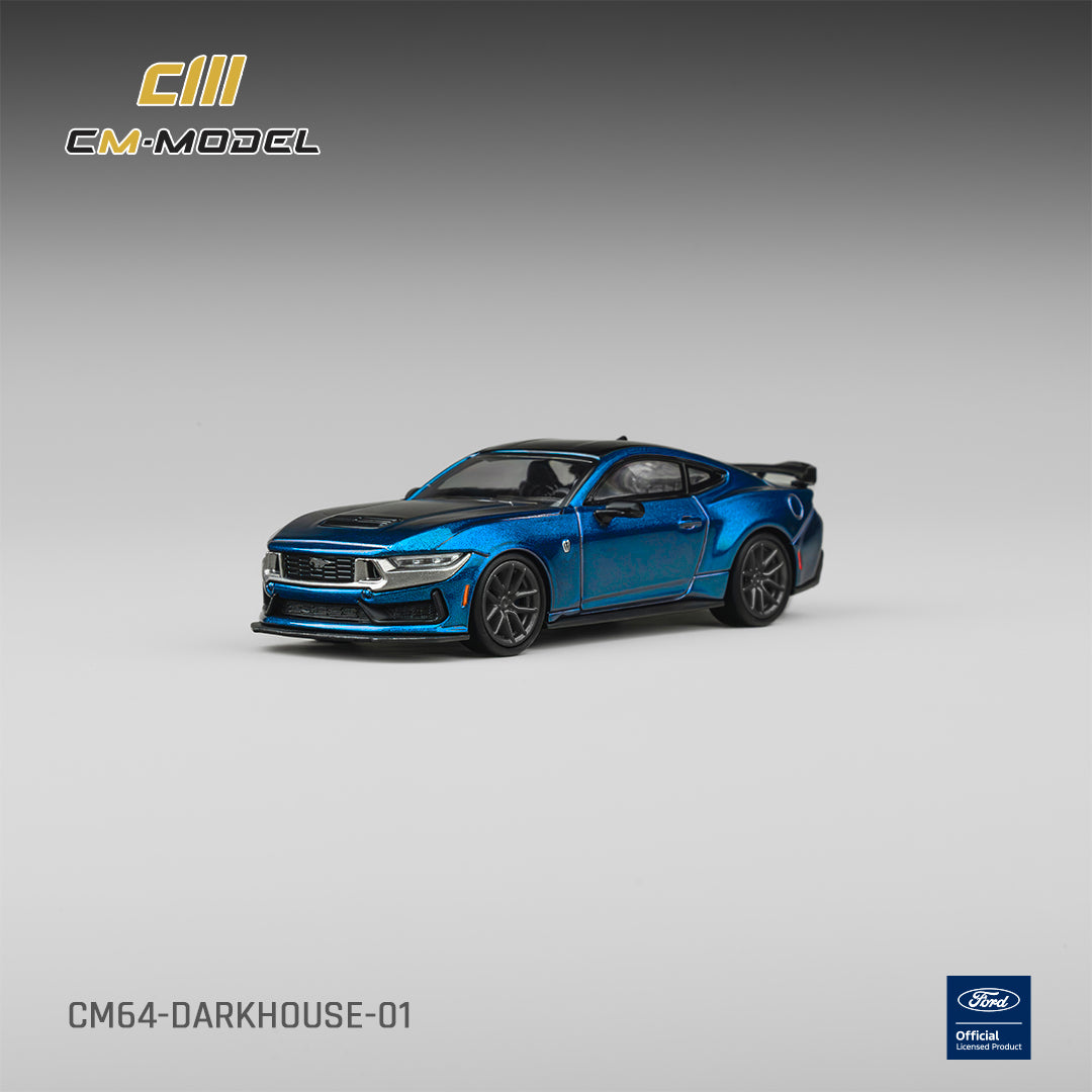 [Preorder] CM Model 1:64 Ford Mustang Dark Horse Blue Ember Metallic CM64-DarkHorse-01