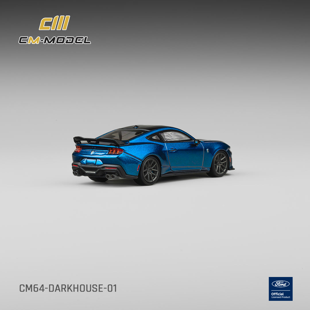 [Preorder] CM Model 1:64 Ford Mustang Dark Horse Blue Ember Metallic CM64-DarkHorse-01